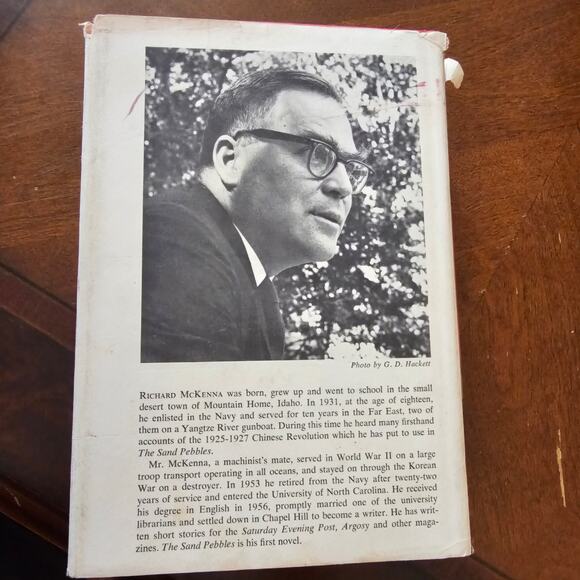 The Sand Pebbles Richard McKenna 1962 1st Edition Printing Hardcover Dust Jacket - Picture 5 of 6